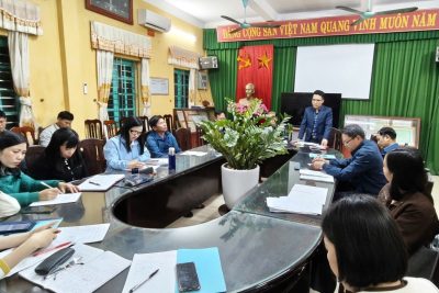 CHI BỘ TRƯỜNG THCS HẢI ĐƯỜNG TỔ CHỨC SINH HOẠT THƯỜNG KỲ THÁNG 03/2026   