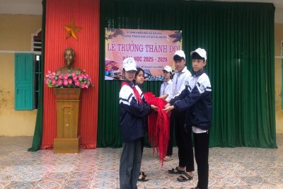 LỄ TRƯỞNG THÀNH ĐỘI TRƯỜNG THCS HẢI ĐƯỜNG  NĂM HỌC 2025 – 2026