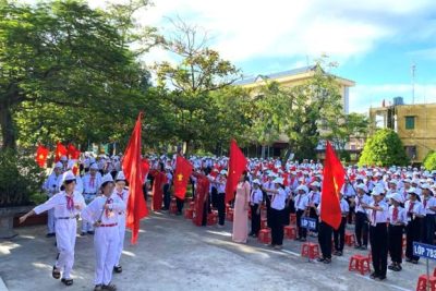 Khai giảng năm học 2025-2026: Tiếng trống ngân vang, niềm tin lan tỏa từ THCS Hải Đường