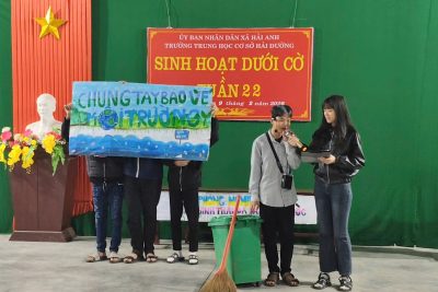 Tiểu phẩm: “Hội nghị thượng đỉnh về Môi trường” – Lớp 8A1 – Sinh hoạt dưới cờ Tuần 22